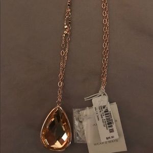 Rose gold accessory necklace
